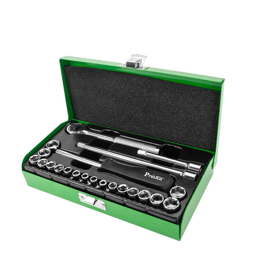 Pro`skit/宝工8PK-SD016多功能套筒起子组(23件组)扳手螺丝刀套装 - 图3