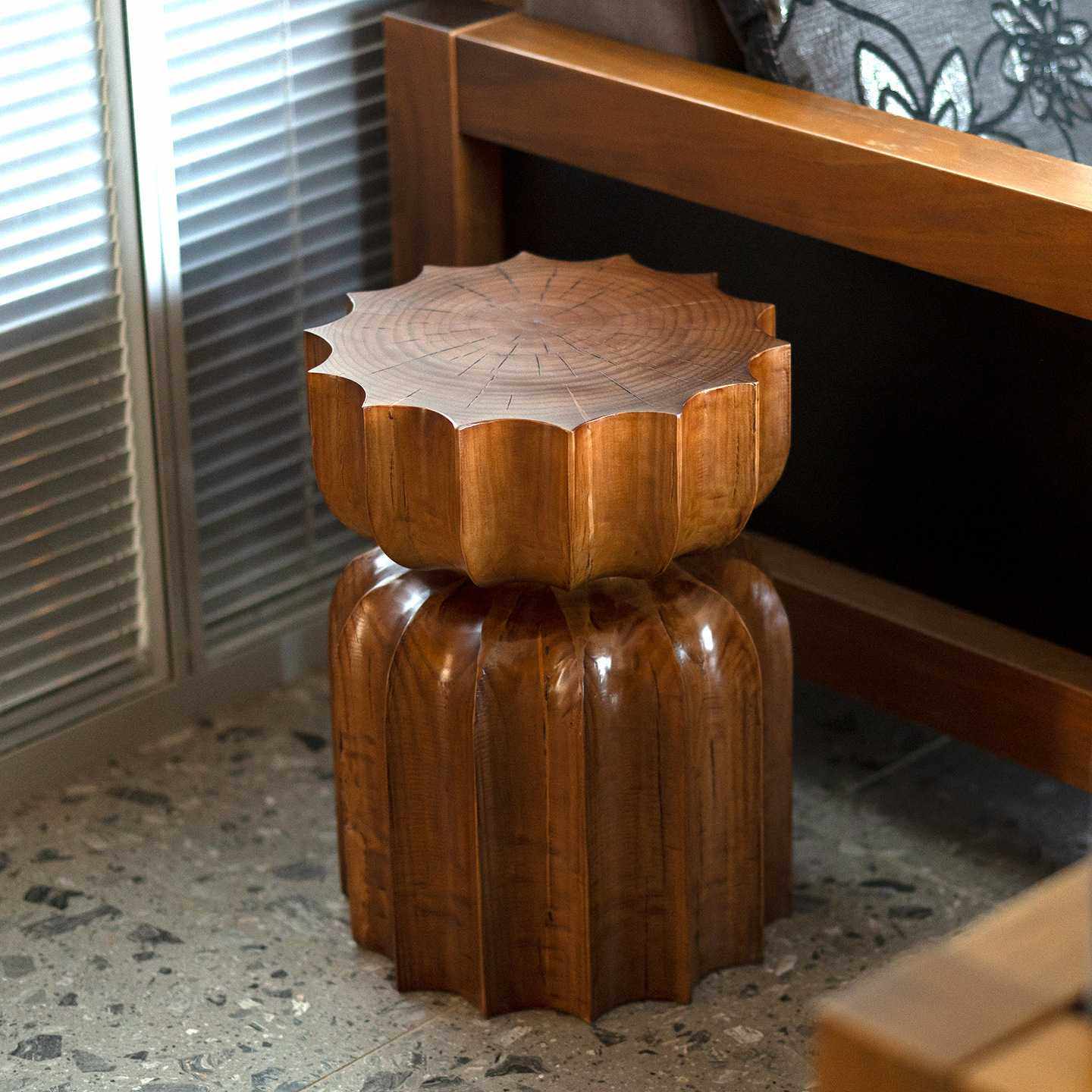 中古风实木创意沙发边几民宿小户型客厅木墩茶几小凳子卧室床头柜,淘宝优惠券,粉丝福利购,淘宝优惠卷