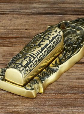 铜挂炉门口土地灶君墙壁铜香炉全铜门神插香上香吊炉家用天官炉