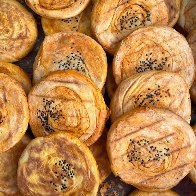 陕西特产手工油酥饼五香/香辣味现做现发加热即食,淘宝优惠券,粉丝福利购,淘宝优惠卷