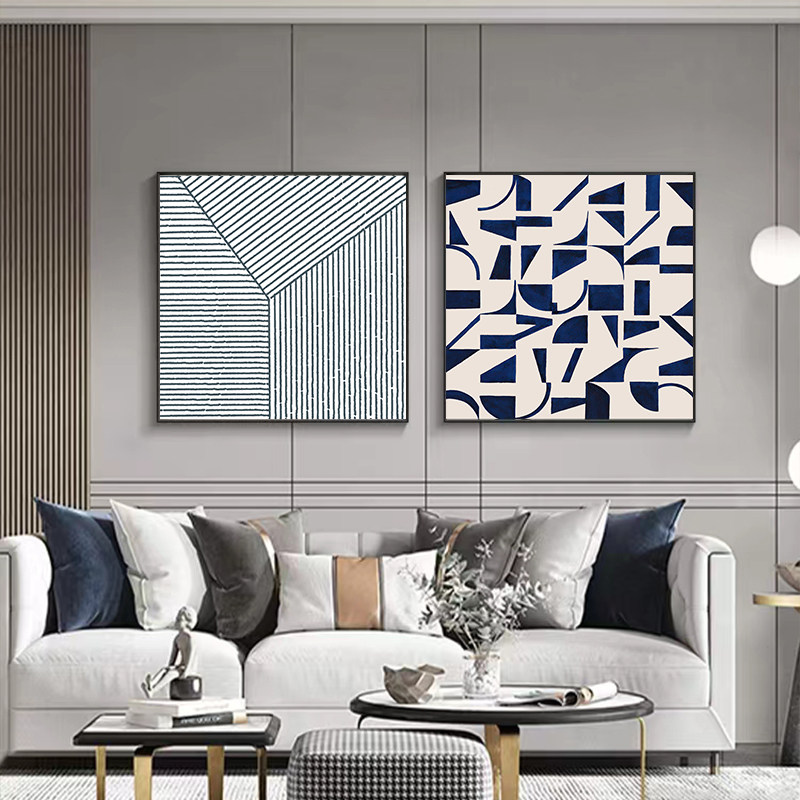 客厅沙发背景墙挂画黑白灰抽象入户E玄关现代装饰画餐厅床头墙壁,淘宝优惠券,粉丝福利购,淘宝优惠卷