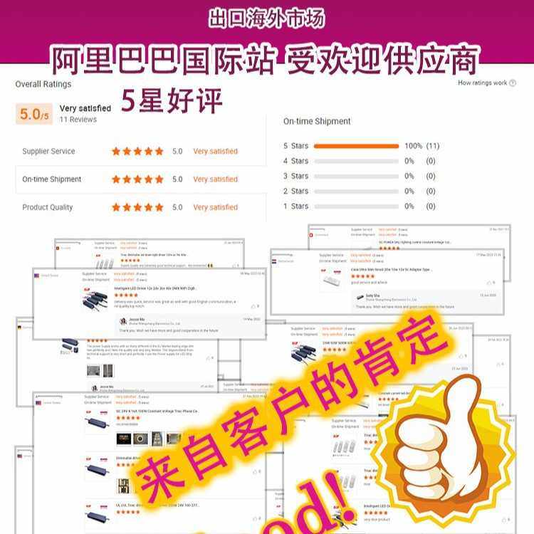 五年质保超薄防水LED 驱动调光电源150w200w300w400W500W - 图2