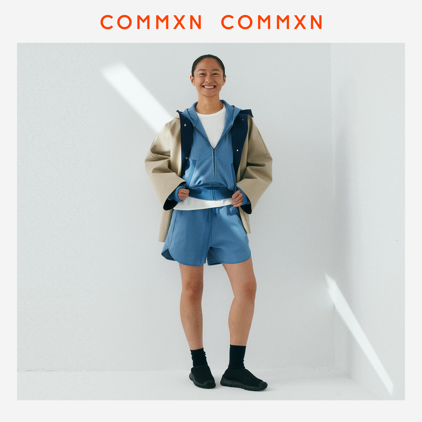 COMMXN·律动华夫格卫衣/长袖/裤子休闲运动套装2026春季新款女装,淘宝优惠券,粉丝福利购,淘宝优惠卷