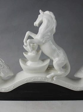 陶瓷马摆件马到成功开业礼品工艺品摆设办公室装饰品摆件