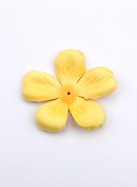 直径6.5cm 绢布栀子花花瓣 五瓣花 工艺品装饰 婚礼撒花 约100片