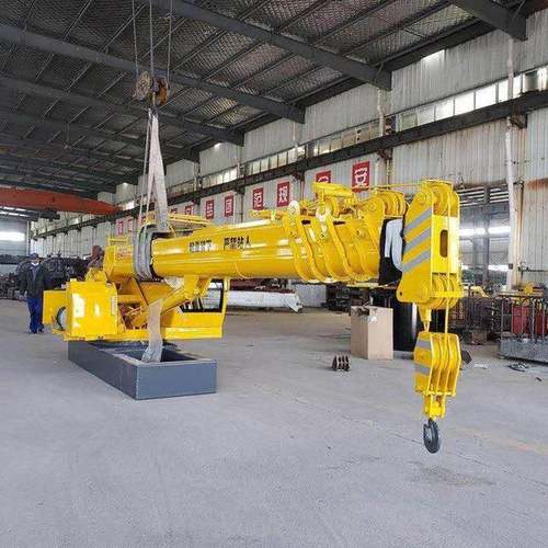 小型伸缩臂式多功能船吊船用液压起重机25吨港口渔船船吊 - 图1
