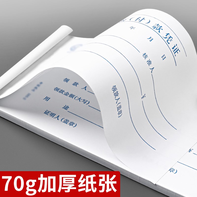 【10本】领付款凭证 现金领用支付报销申请单据本借款领款单付款 - 图2