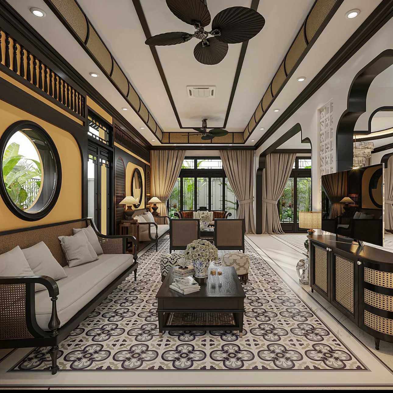 美式乡村实木沙发编藤单人双人三人组合雕花布艺别墅客厅家具北欧,淘宝优惠券,粉丝福利购,淘宝优惠卷