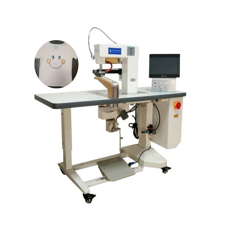 冲锋衣贴条折边机用于无缝户外服侧骨拼接折边皮带式拼缝机 - 图2