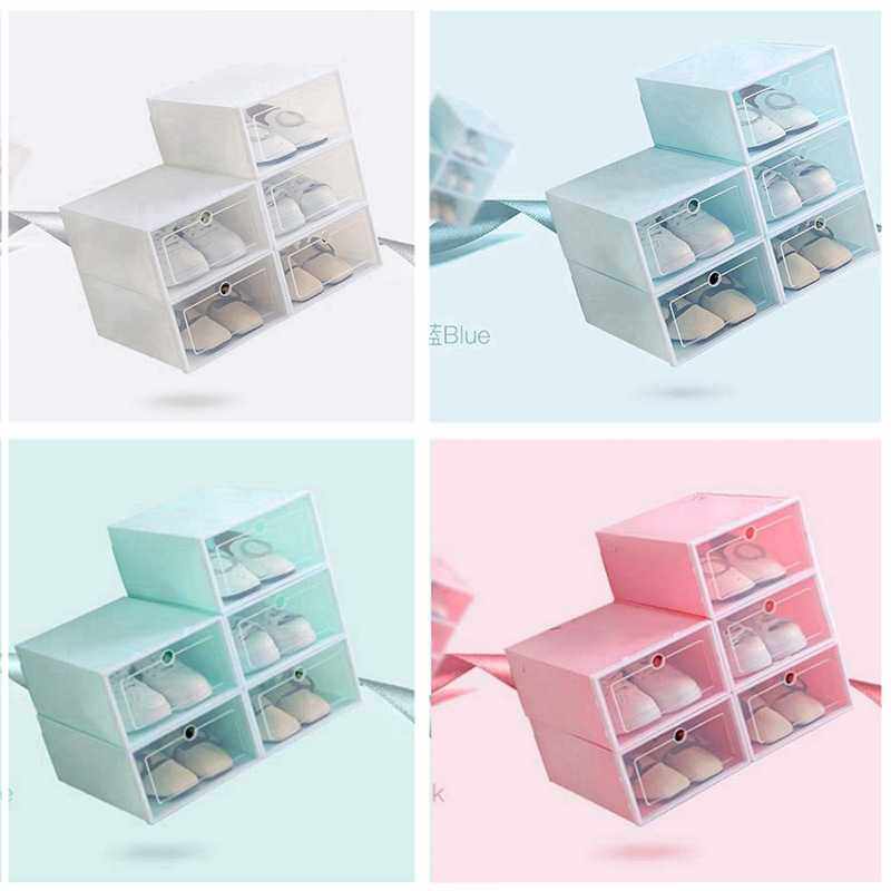 鞋盒加厚收纳盒防尘鞋子塑料鞋箱盒透明抽屉式整理箱宿舍简易鞋柜,淘宝优惠券,粉丝福利购,淘宝优惠卷