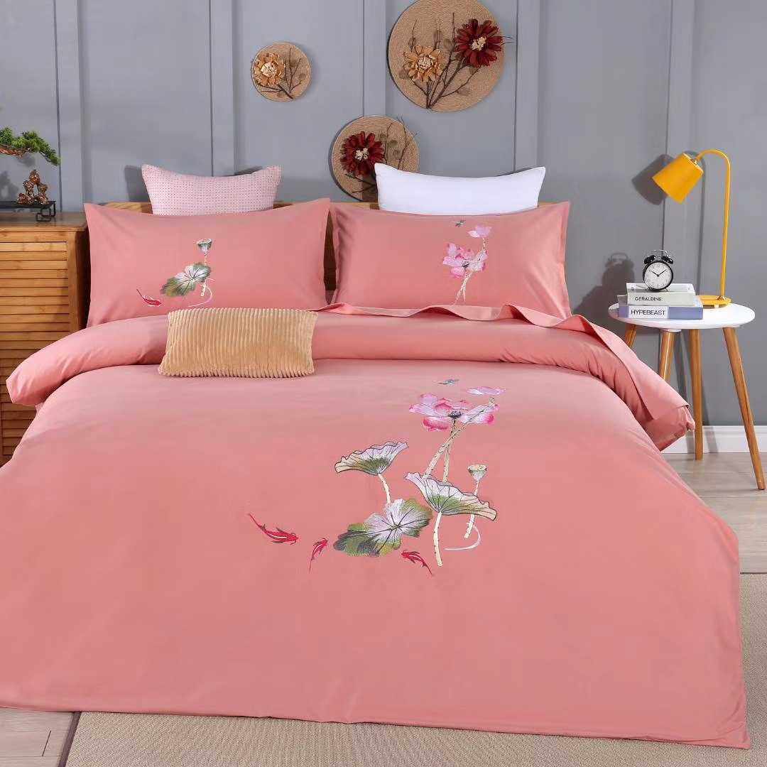 厂家 老粗布布工艺棉布四件套绣花床上用品家纺展会销礼品代发,淘宝优惠券,粉丝福利购,淘宝优惠卷