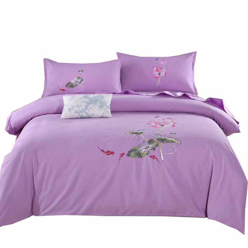 厂家 老粗布布工艺棉布四件套绣花床上用品家纺展会销礼品代发,淘宝优惠券,粉丝福利购,淘宝优惠卷