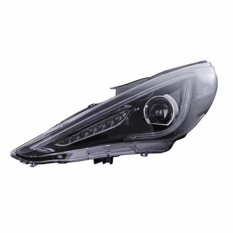 适用于11-15款现代索纳塔八大灯总成索8改装LED日行灯透镜氙气灯,淘宝优惠券,粉丝福利购,淘宝优惠卷