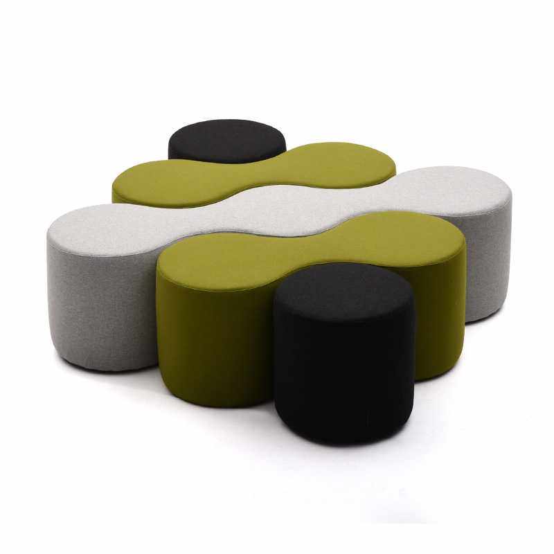 设计师创意组合沙发凳北欧异形布艺坐墩服装店客厅换鞋小墩子矮凳,淘宝优惠券,粉丝福利购,淘宝优惠卷