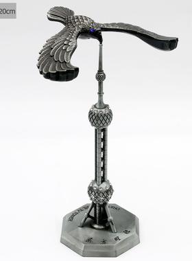 上海特色东方明珠塔模型摆件金属建筑模型旅游纪念品送老外礼品