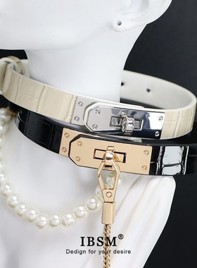 潮流鳄鱼纹项圈磁吸扣