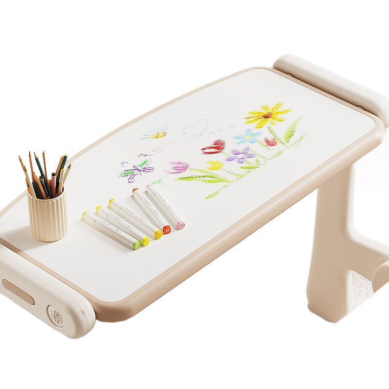 Children's foldable sofa learning table and chair kindergarten painting writing table desk baby toddler table and chair integrated