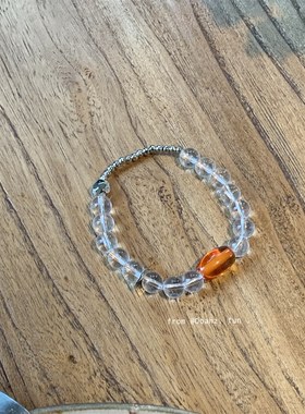 五行手环 中式祈福手串复古皮绳编织简约男友礼物情侣信幸运手链