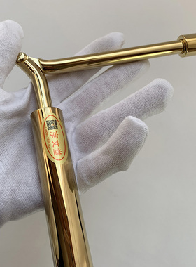 杨公风水铜制精工寻龙尺高灵敏探测棒地灵尺水脉仪赠说明自动罗盘