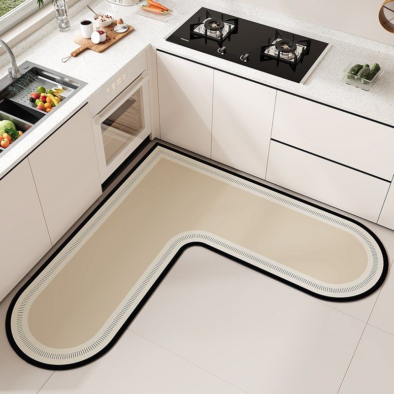 厨房地垫2024新款防滑防油防水脚垫耐脏硅藻泥吸水垫免洗可擦地毯,淘宝优惠券,粉丝福利购,淘宝优惠卷