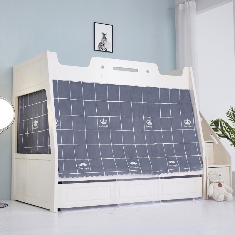 子母床床帘蚊帐一体式1.2m家用上下铺儿童双层高低铺防尘顶1.5米,淘宝优惠券,粉丝福利购,淘宝优惠卷