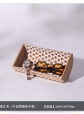 新中式木a纹纸巾盒饰品盒装饰品摆件民宿卧室样板间梳妆台摆设