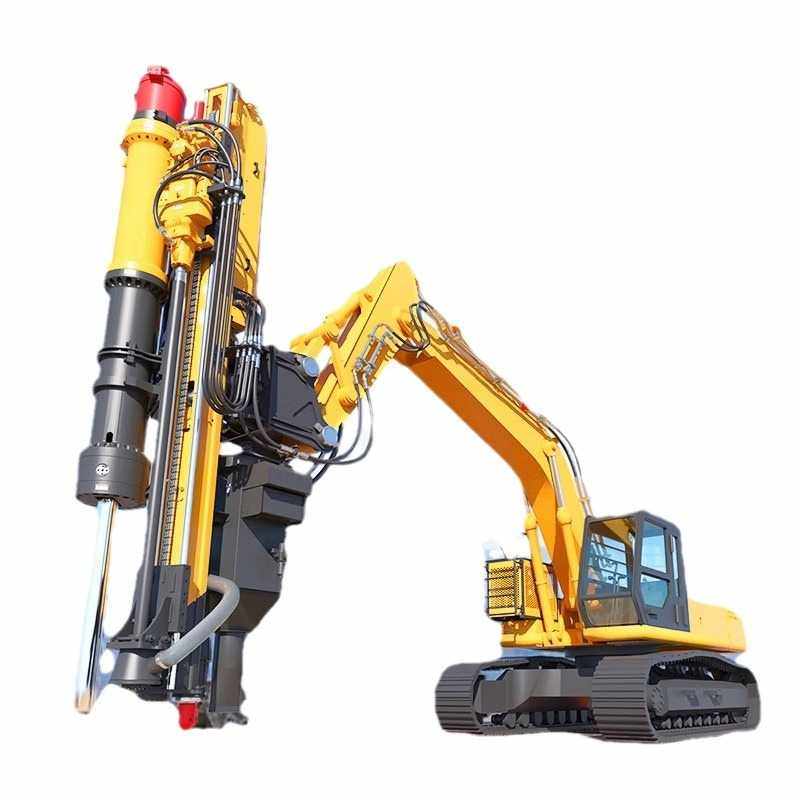 挖机改装开山凿岩破石履带钻孔矿石开采分裂机液压岩石钻裂一体机,淘宝优惠券,粉丝福利购,淘宝优惠卷