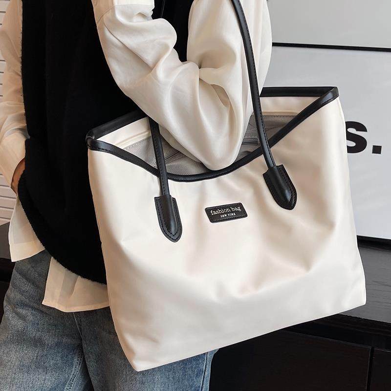 包包女大容量托特包2025新款通勤时尚大包手提单肩包牛津布女包,淘宝优惠券,粉丝福利购,淘宝优惠卷