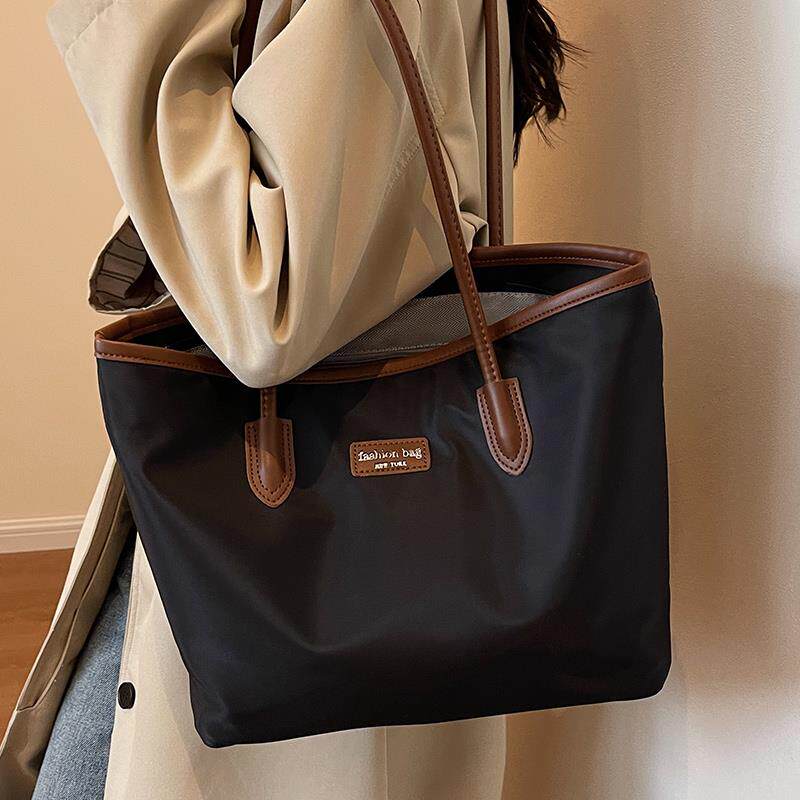 包包女大容量托特包2025新款通勤时尚大包手提单肩包牛津布女包,淘宝优惠券,粉丝福利购,淘宝优惠卷