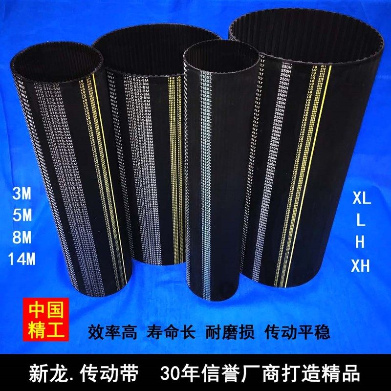 同步带HTD8M1616 8M1624 8M1632 8M1640 8M1648 8M1656齿轮形皮带 - 图1