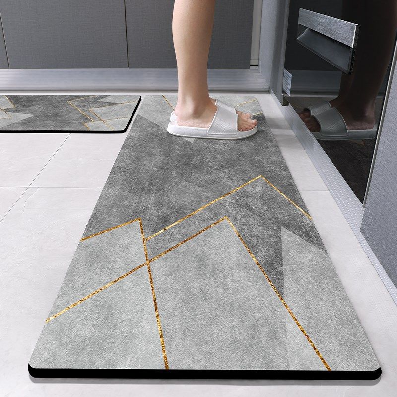 厨房太空云吸水地垫进门家用防油可擦免洗脚垫门口防滑门垫卫生间,淘宝优惠券,粉丝福利购,淘宝优惠卷