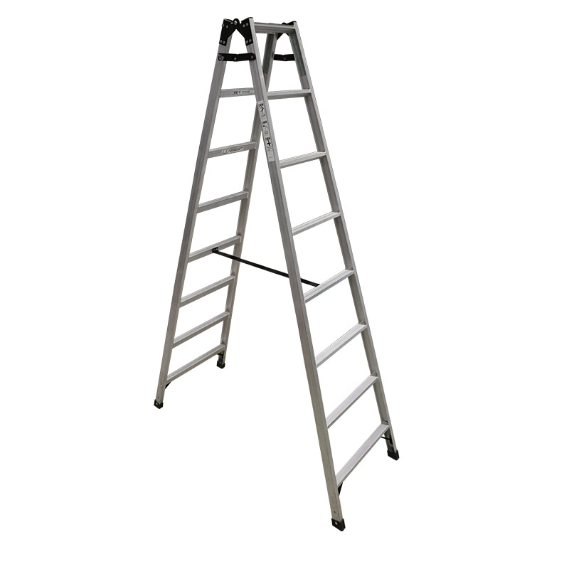 稳耐家用梯子折叠加厚铝合金人字梯双侧B多功能梯255-256-257-系 - 图0