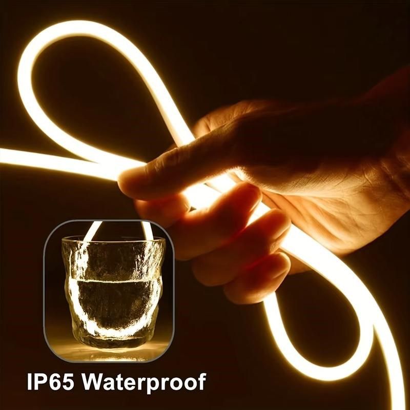 新款USB硅胶灯带5V低压柔性霓虹硅胶灯条防水led化妆镜床头电视墙,淘宝优惠券,粉丝福利购,淘宝优惠卷