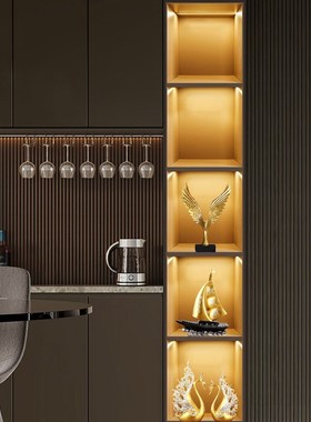 高端轻奢中式摆件餐厅柜酒柜玄关客厅高级创意饰品U网红工艺品摆