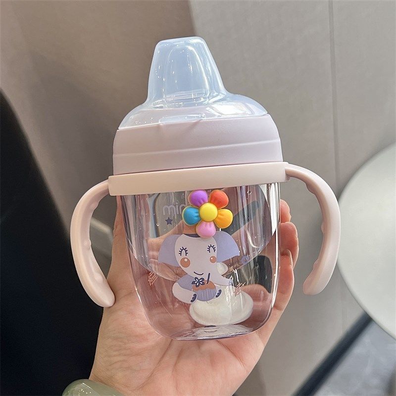 婴儿学饮杯6个月以上鸭嘴杯儿童吸管杯喝水专用水杯宝宝刻度奶瓶,淘宝优惠券,粉丝福利购,淘宝优惠卷