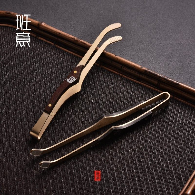 班意纯铜茶夹高品质铜镊子茶叶铜夹茶道零配金属杯夹功夫茶具配件,淘宝优惠券,粉丝福利购,淘宝优惠卷