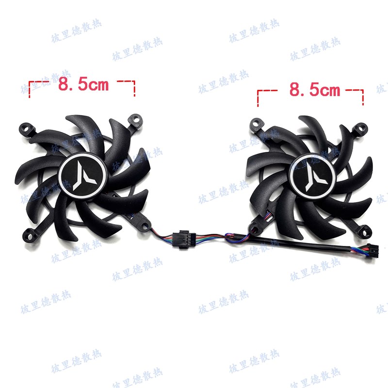 YESTON/盈通RX6600XT RX6600 6500 8GB GAEA大地之神显卡散热风扇 - 图0