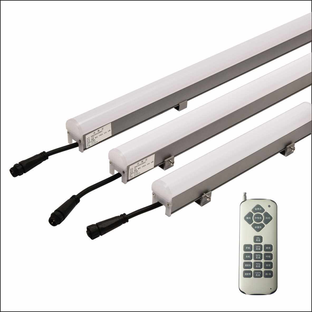 户外两线双色24V全色温集控PLC4G远程遥控调光调色轮廓线条灯,淘宝优惠券,粉丝福利购,淘宝优惠卷