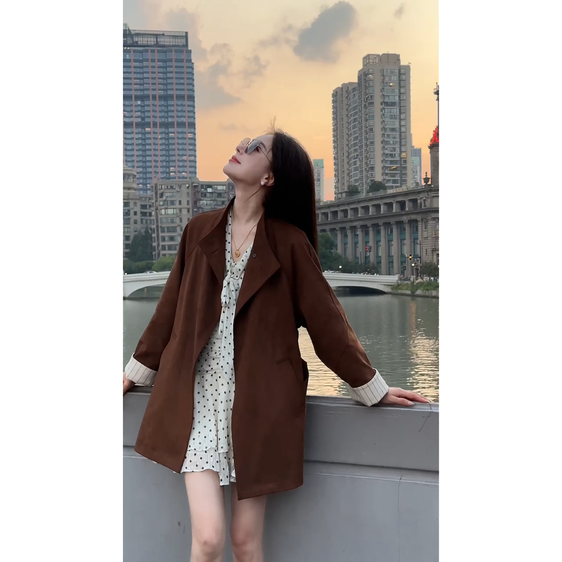 艾文文IRIS波点裙2026新款秋季女装经典时尚长袖百搭内搭连衣裙,淘宝优惠券,粉丝福利购,淘宝优惠卷