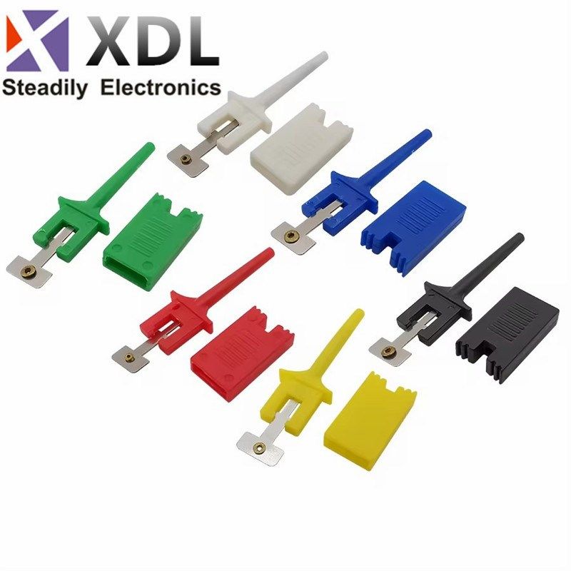 测试钩 逻辑分析仪夹子 电源接线钩 扁平测试勾 红黑黄绿白蓝色,淘宝优惠券,粉丝福利购,淘宝优惠卷