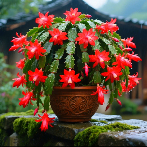 精品重瓣蟹爪兰花苗盆栽多色带土室内阳台带花苞植物四季花卉好养 - 图2