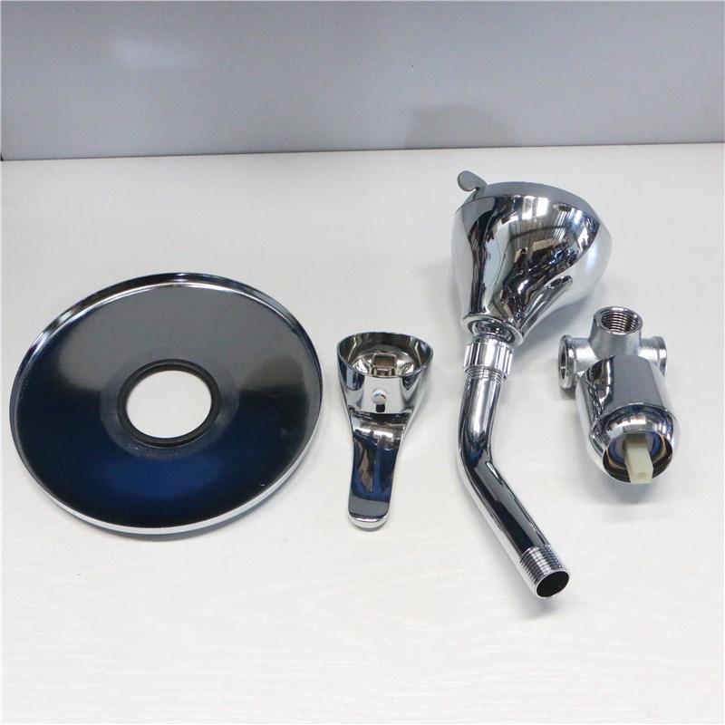 正品埃美柯全铜暗装冷热淋浴龙头 套装花洒入墙式LG12L152专卖店 - 图0