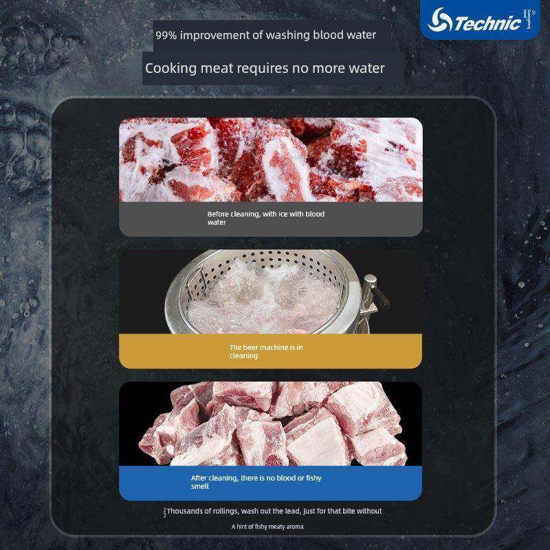 悦天利广场啤酒机商用解冻机酒店食堂餐饮厨房全自动去血洗肉机,淘宝优惠券,粉丝福利购,淘宝优惠卷