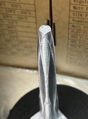 天津周达夫金融中心模型休闲地标建筑装饰定制礼品旅游建筑工艺品