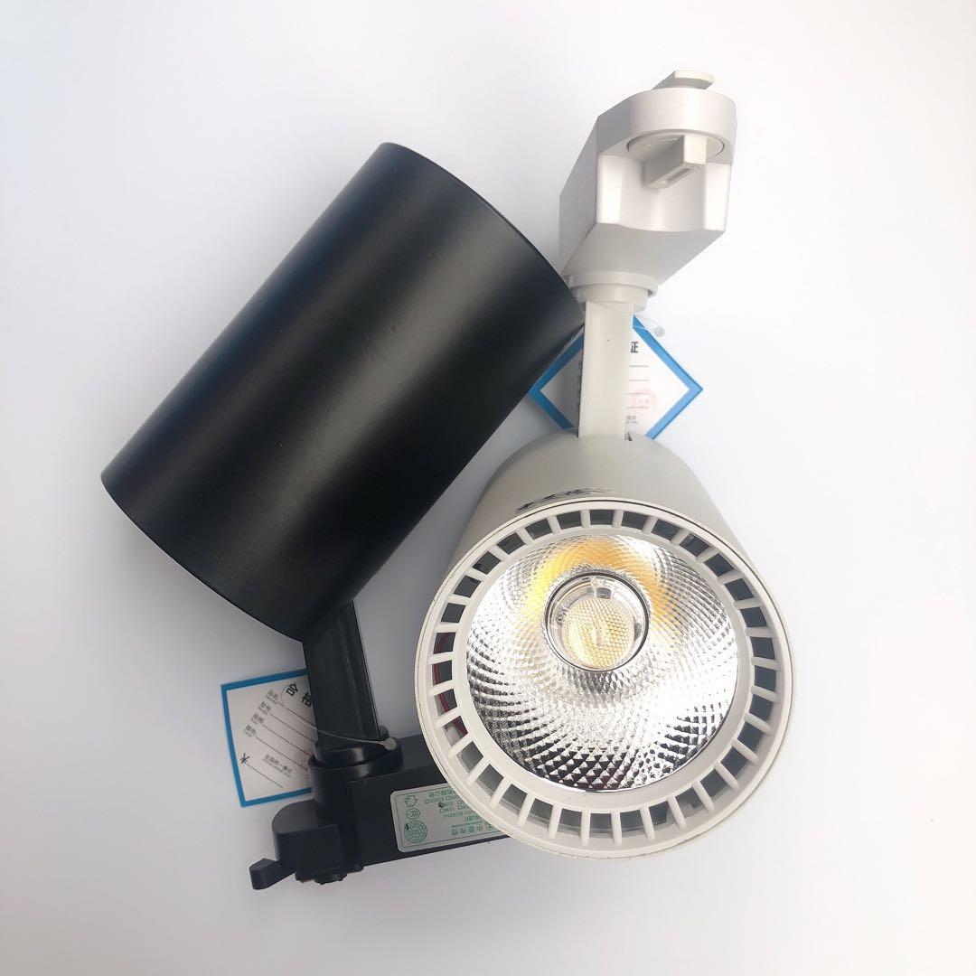 中菱传奇LED格瑞士导轨射灯COB商用珠宝服装店高亮背景天花轨道灯 - 图1