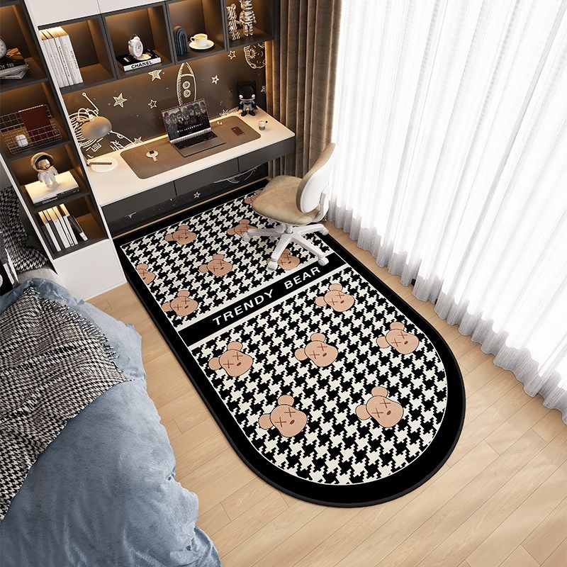 卧室电脑椅地垫儿童学习区椅子地毯书房书桌转椅下防滑脚垫子拱形,淘宝优惠券,粉丝福利购,淘宝优惠卷