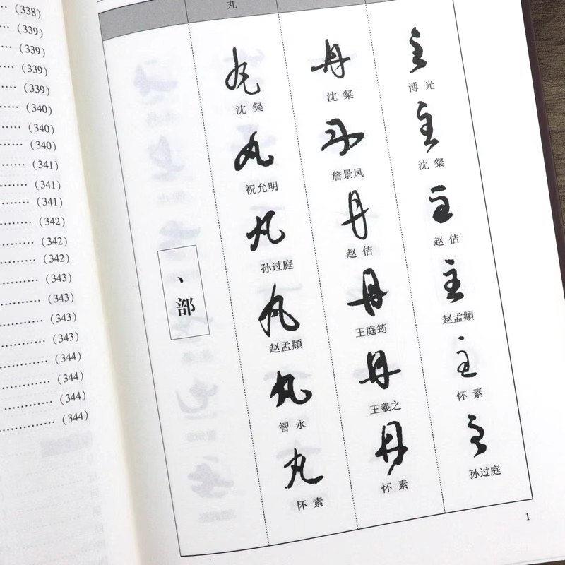 官方正版中华草书大字典常用字字汇中国书法草书技法字典含孙过庭智永怀素王羲之黄庭坚米芾虞世南王铎傅山等偏旁部首查询毛笔字帖 - 图1