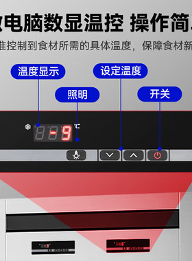 威力挂肉柜商用猪羊牛专冷