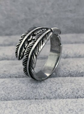 潮酷永恒对戒十字架戒指复古男女尾戒嘻哈原创痞帅U高级感轻奢指