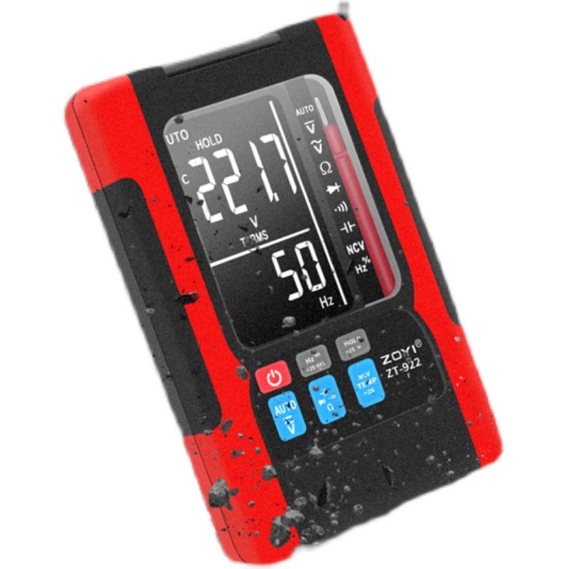 众仪ZT-922S/933S智能声控数字万用表便携高精度防烧万能表测电容,淘宝优惠券,粉丝福利购,淘宝优惠卷